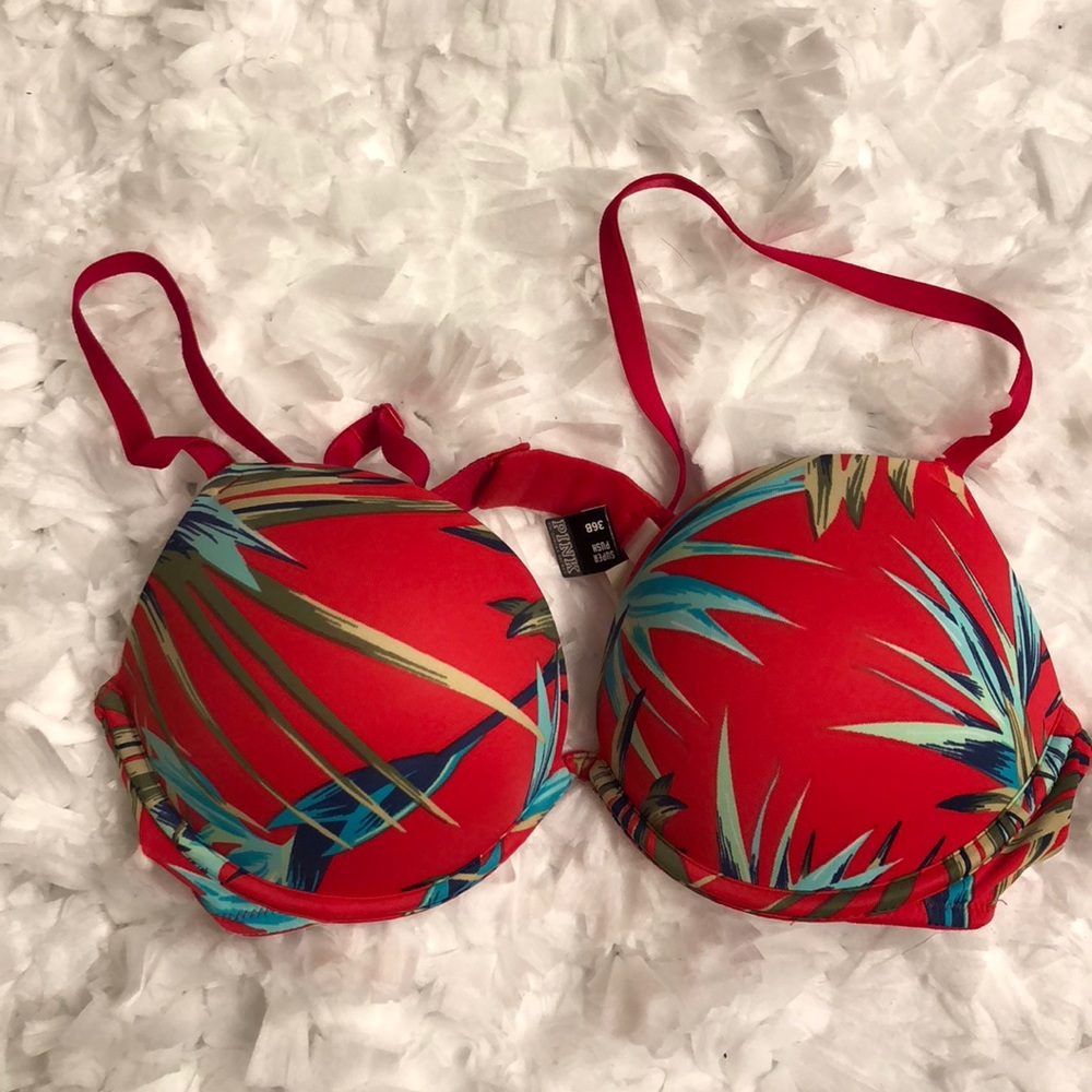 PINK WILD PRINT BRA